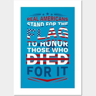 Veteran American Flag Posters and Art